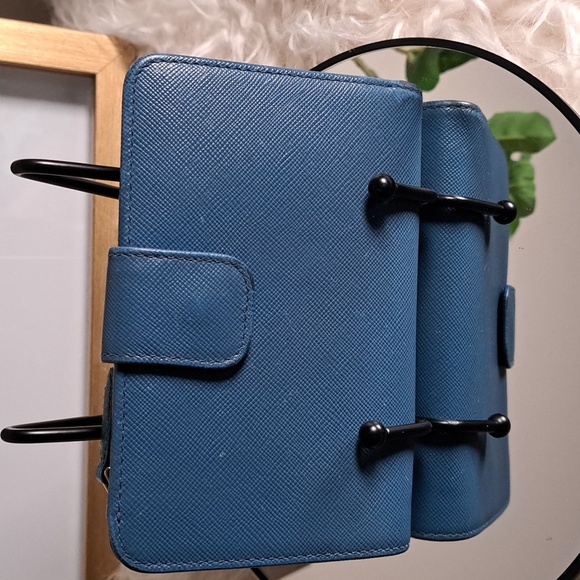 Prada Saffiano Bifold Compact Half Zip Wallet - Picture 4 of 13